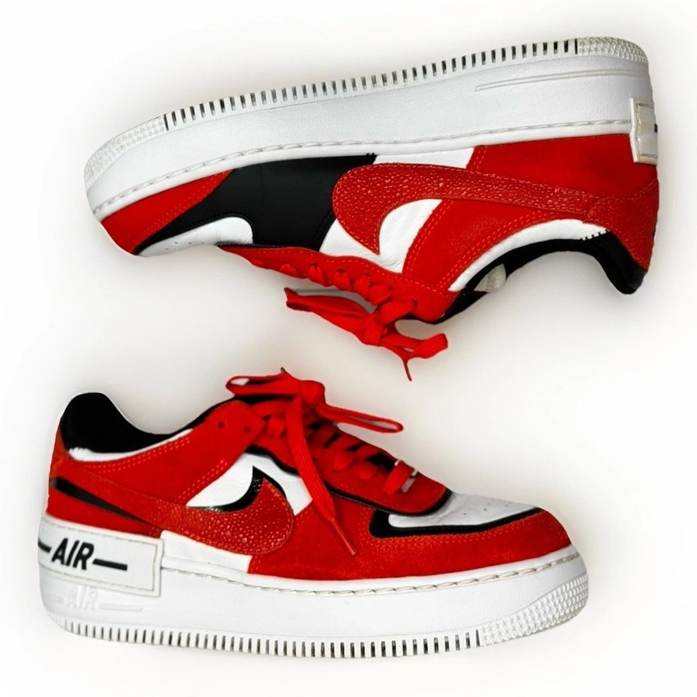 Size 8 Nike Air Force 1 Shadow "Rush Orange" Women's DQ8586-800